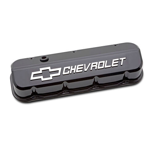 Proform Slant Edge Valve Covers BBC Liquid Black MPN PFM141-868 For Chevrolet, Chevy