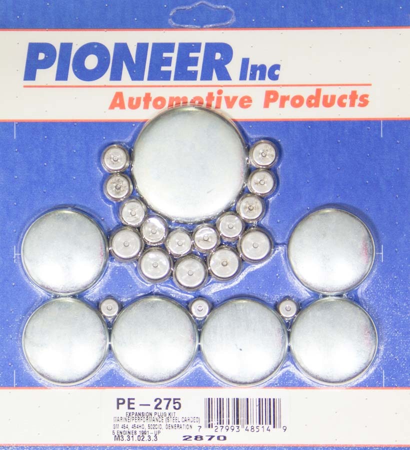 Pioneer BBC Gen V Freeze Plug Kit - Marine MPN PIOPE275 For Chevy