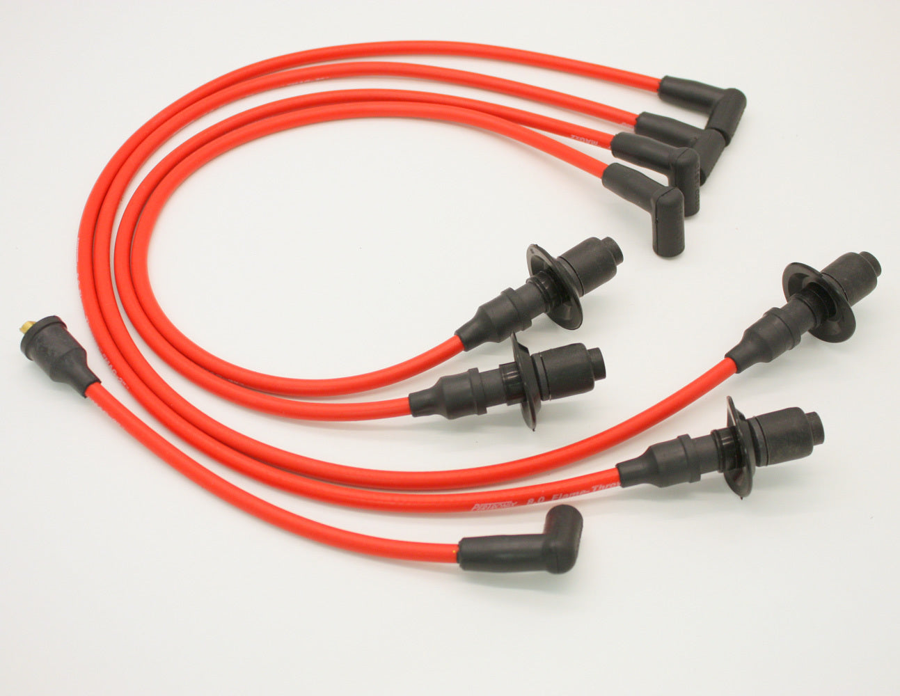Pertronix Ignition 8mm Spark Plug Wire Set VW w/Male Tower Cap Red MPN PRT804404 For Volkswagen