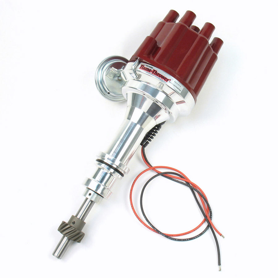 Pertronix Ignition SBF Billet Distributor w/Red Female Cap MPN PRTD130701 For Ford Pickup