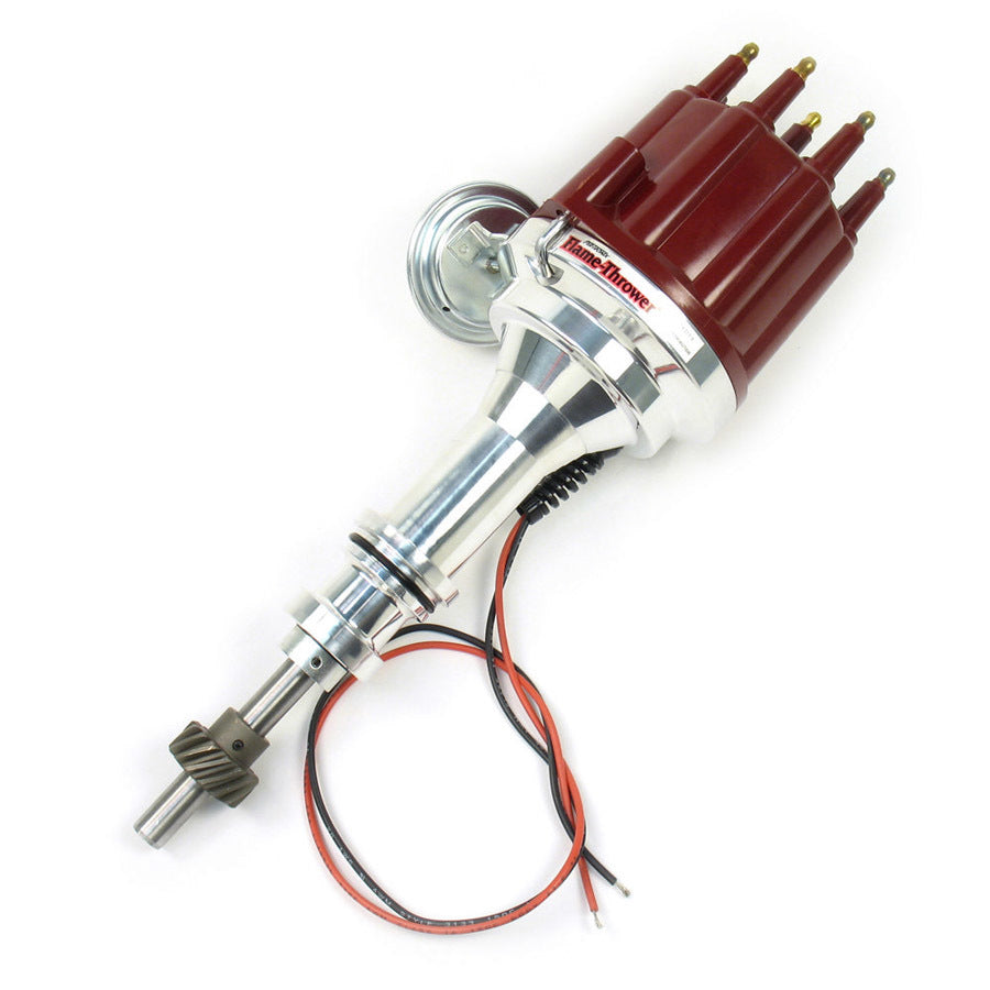 Pertronix Ignition SBF Billet Distributor w/Red Male Cap MPN PRTD130711 For Ford Pickup
