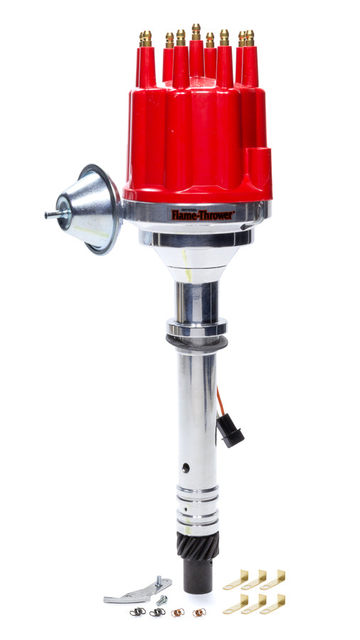 Pertronix Ignition Billet Distributor Chevy V8 - Red Male Cap MPN PRTD300711 For Chevy Pickup