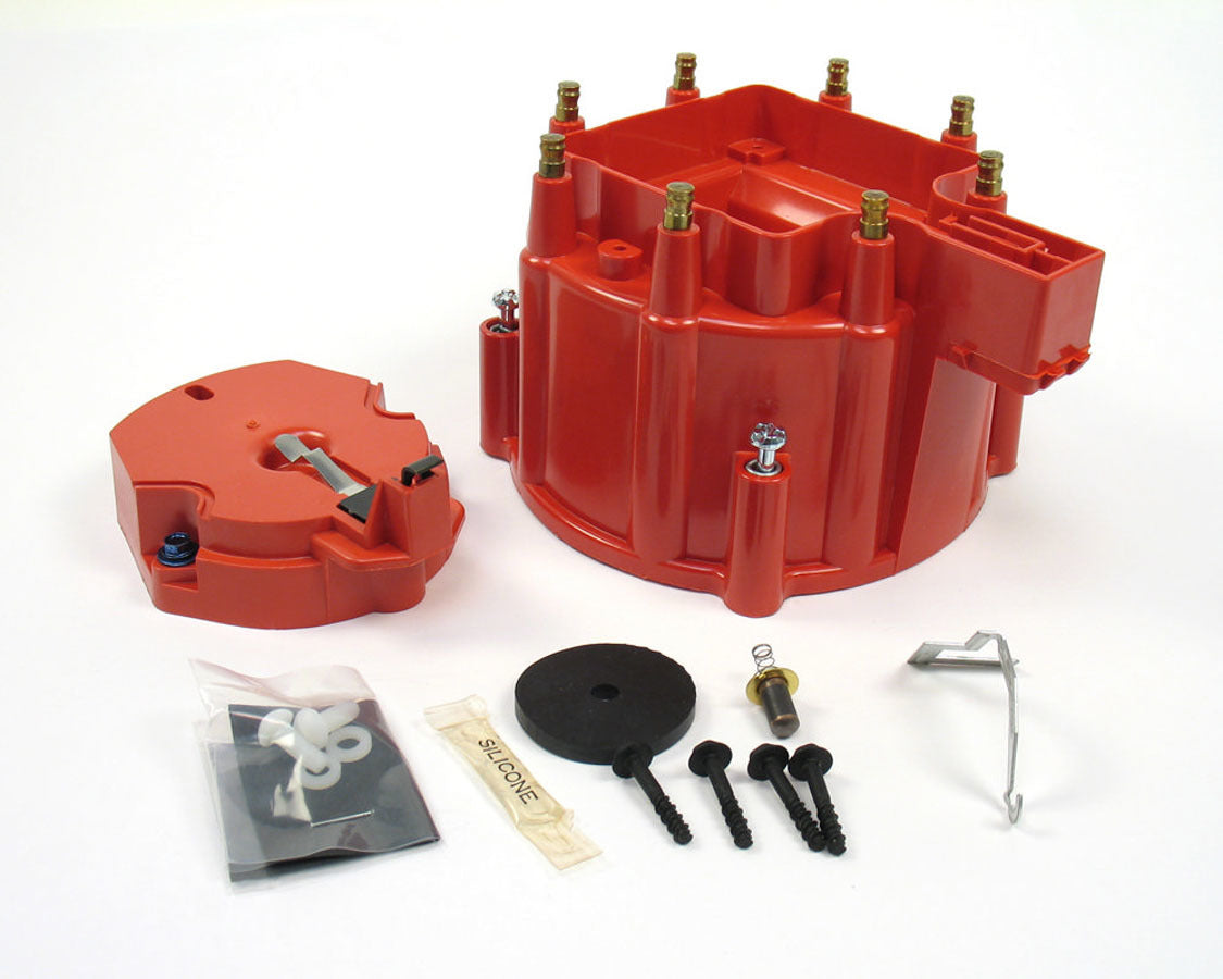 Pertronix Ignition GM V8 Cap & Rotor Kit - Red MPN PRTD4001 For GM