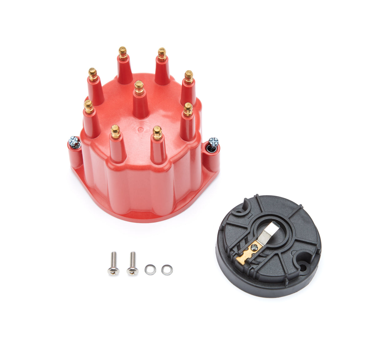Pertronix Ignition Dist. Cap & Rotor Kit - Red w/Male Tower MPN PRTD600711
