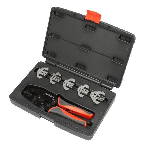 Pertronix Ignition Ratchet Crimp Tool Kit 6-Piece Quick Change Kit MPN PRTT3001
