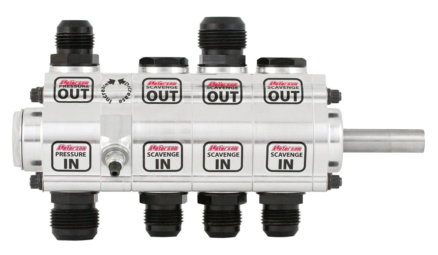 Peterson Fluid Oil Pump 4 Stage L/S w/ Rear Drive Drag PTR04-4066