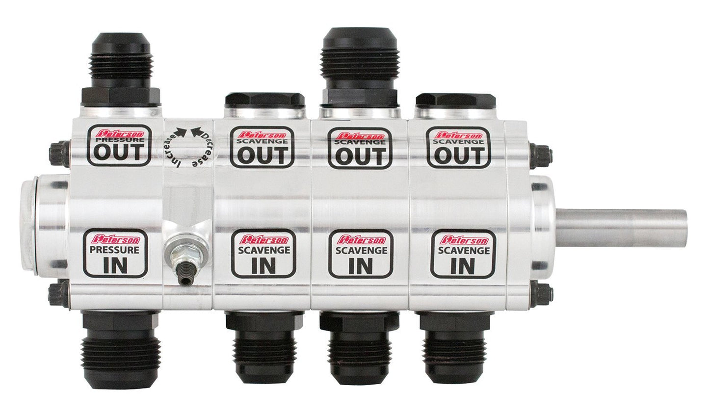 Peterson Fluid Oil Pump 4 Stage R/S w/ Rear Drive Drag PTR04-4074