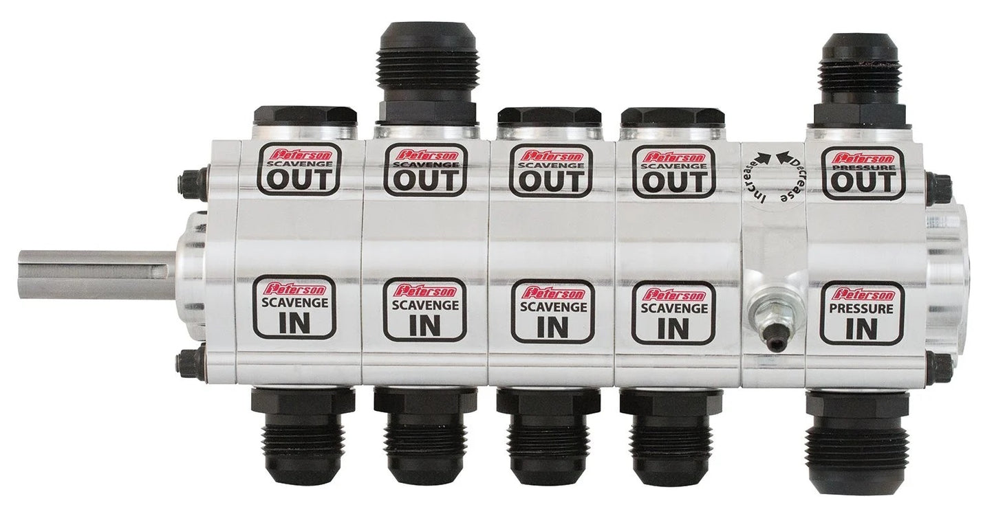 Peterson Fluid Oil Pump 5 Stage L/S w/ Drive PTR04-5066