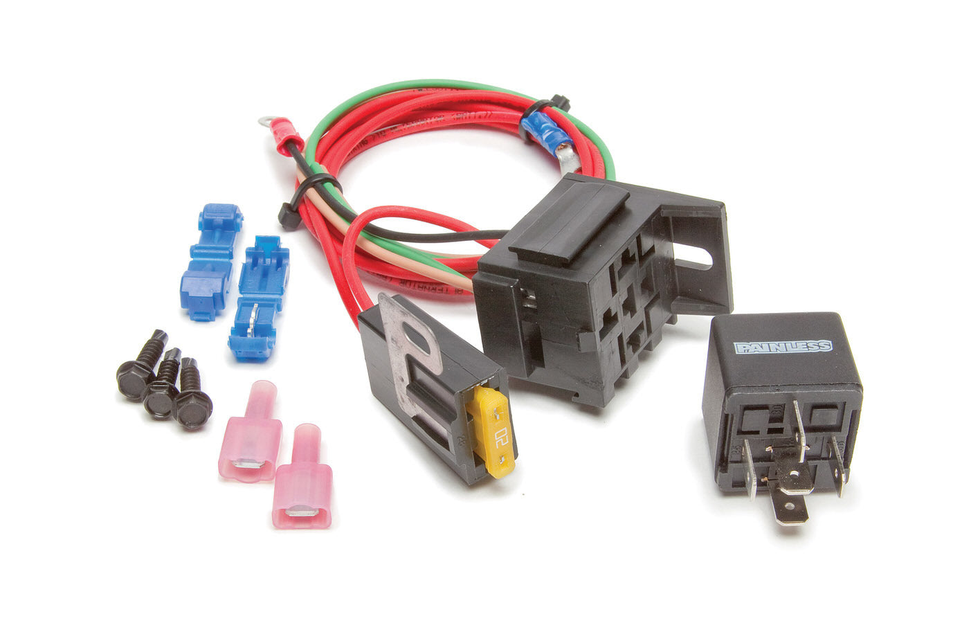 Painless Wiring High Beam Headlight Rel- ay Kit 88-Up GM&Suburban PWI30802