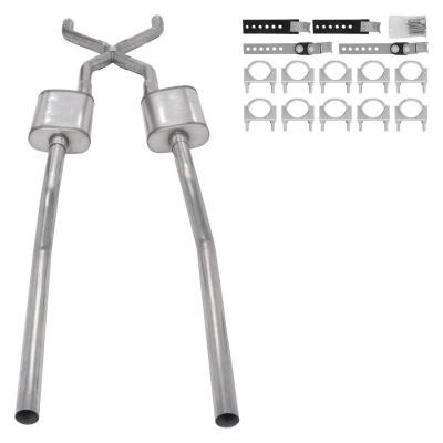 Pypes Performance Exhaust 55-59 GM 2WD Truck 2.5in Crossmember Back Exhaust MPN PYPSGT77 For GM Fullsize Truck 1955-59
