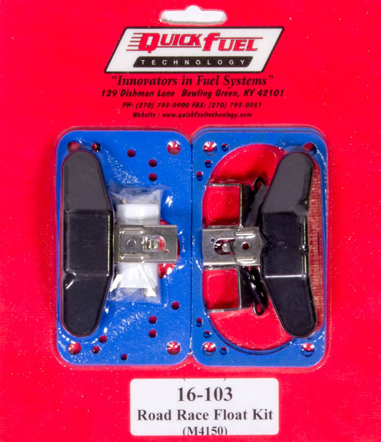 Quick Fuel Technology 4 bbl. Road Race Float K it MPN QFT16-103