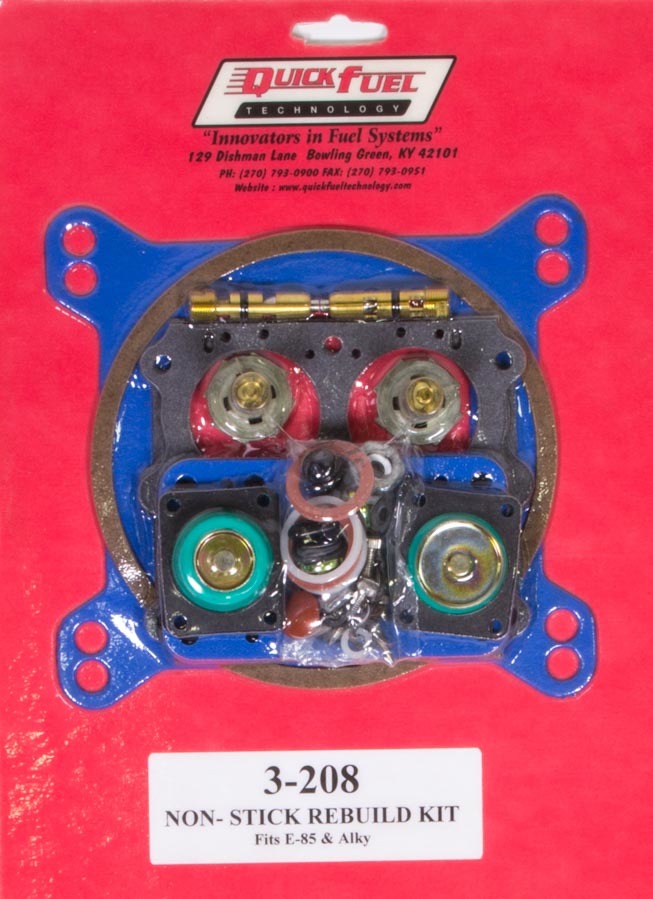 Quick Fuel Technology E85 Carb Rebuild Kit 650/750/850/950FCM MPN QFT3-208