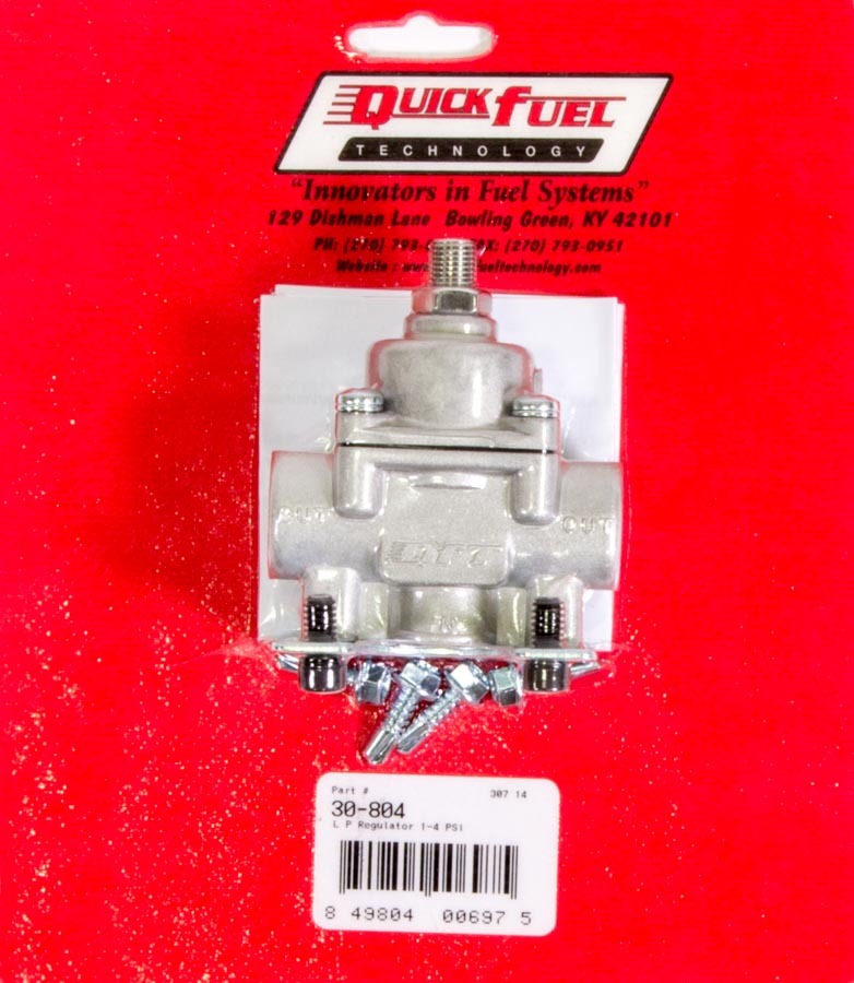 Quick Fuel Technology Fuel Pressure Regulator - 1-4psi MPN QFT30-804