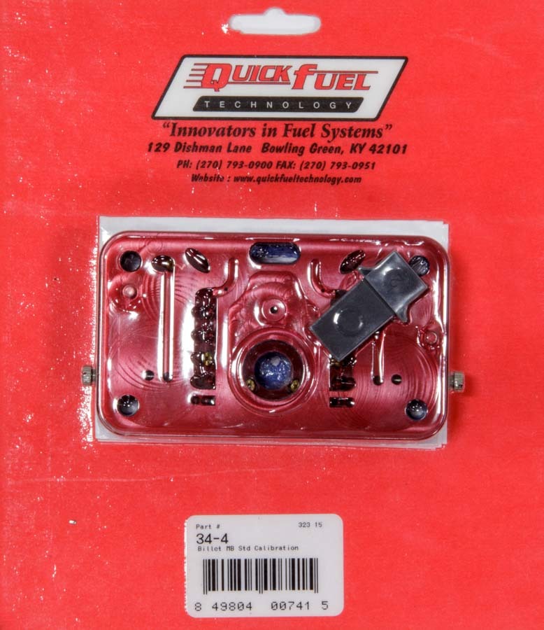 Quick Fuel Technology Billet Metering Block - Standard Calibration QFT34-4
