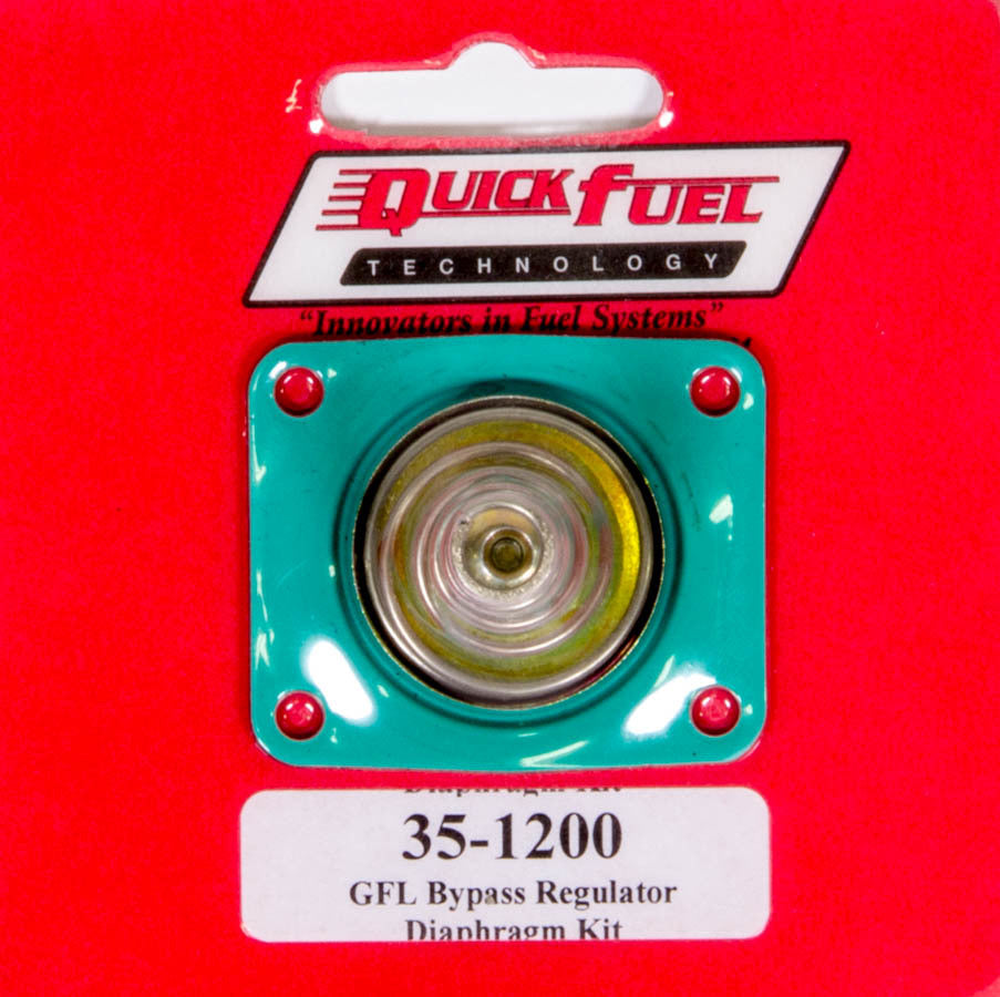 Quick Fuel Technology GFLT Bypass Pressure Regulator Diaphram MPN QFT35-1200 For GM