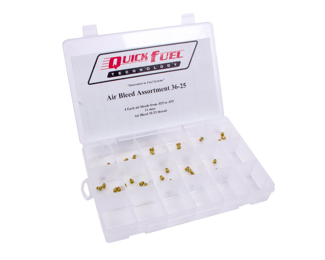 Quick Fuel Technology Air Bleed Assortment Kit .025 - .035 MPN QFT36-25