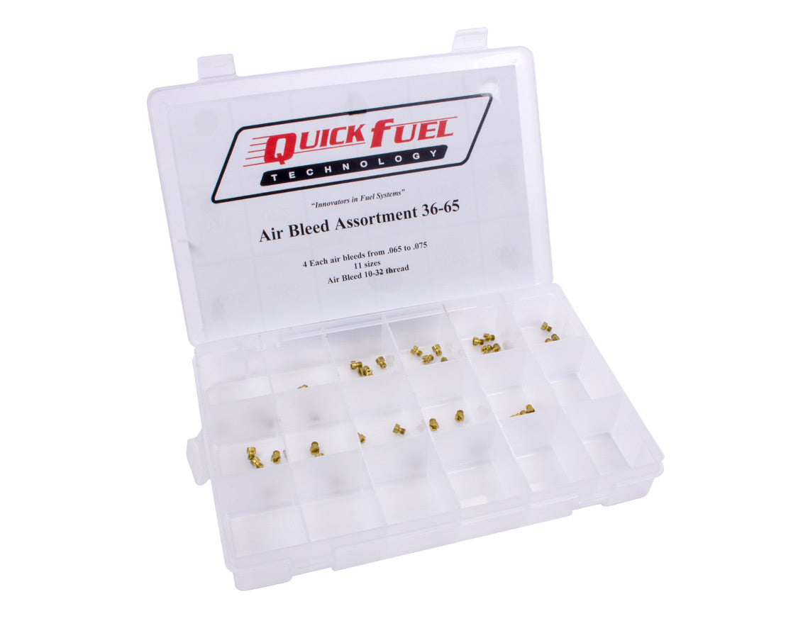 Quick Fuel Technology Air Bleed Assortment - 65 to 75 MPN QFT36-65