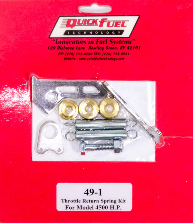 Quick Fuel Technology Throttle Return Spring Kit - 4500HP QFT49-1