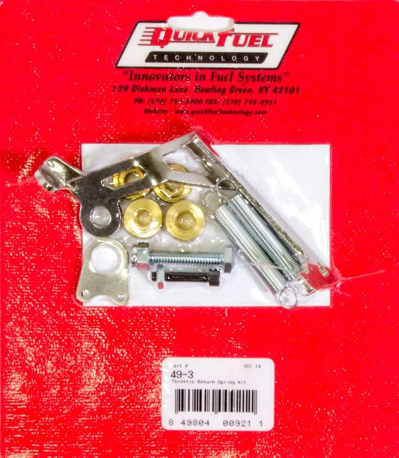 Quick Fuel Technology Throttle Return Spring Kit - Square Flange QFT49-3