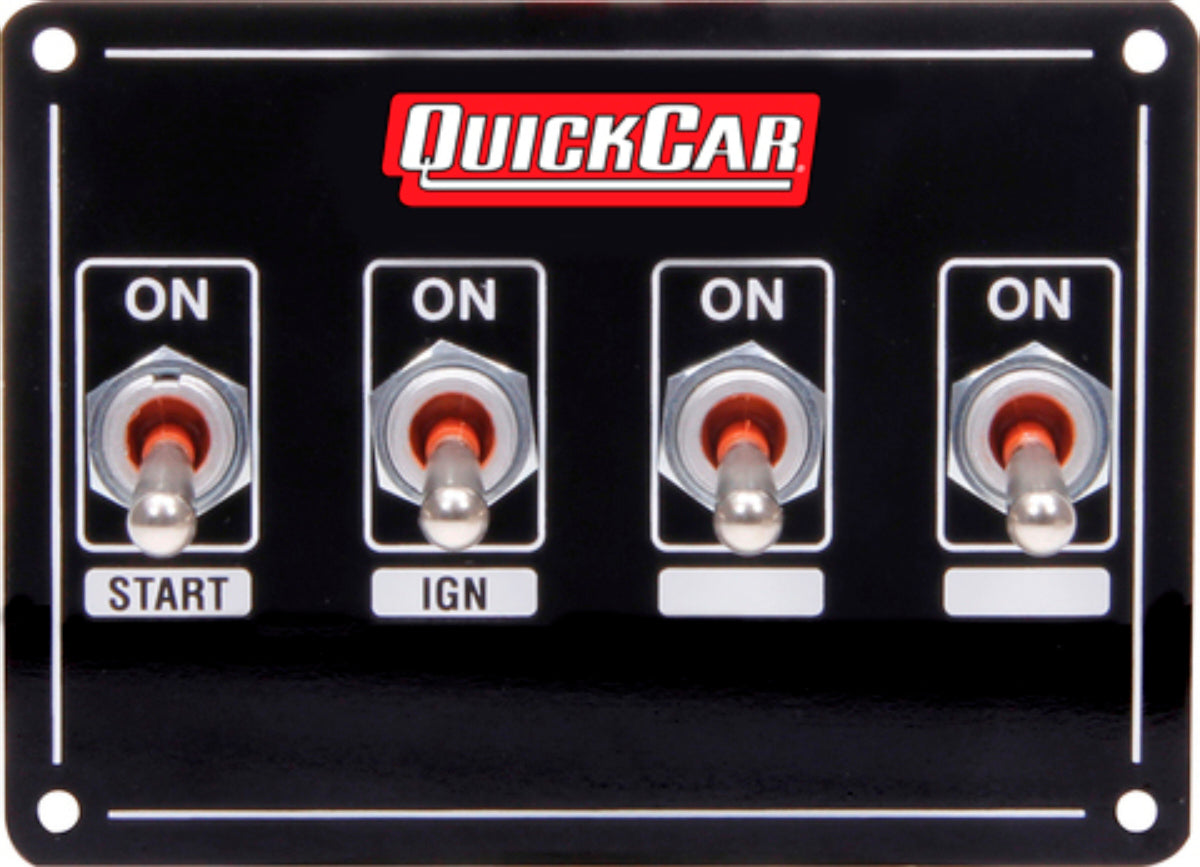 Quickcar Racing Products Ignition Panel Extreme 4 Switch Single Ignition QRP50-7431