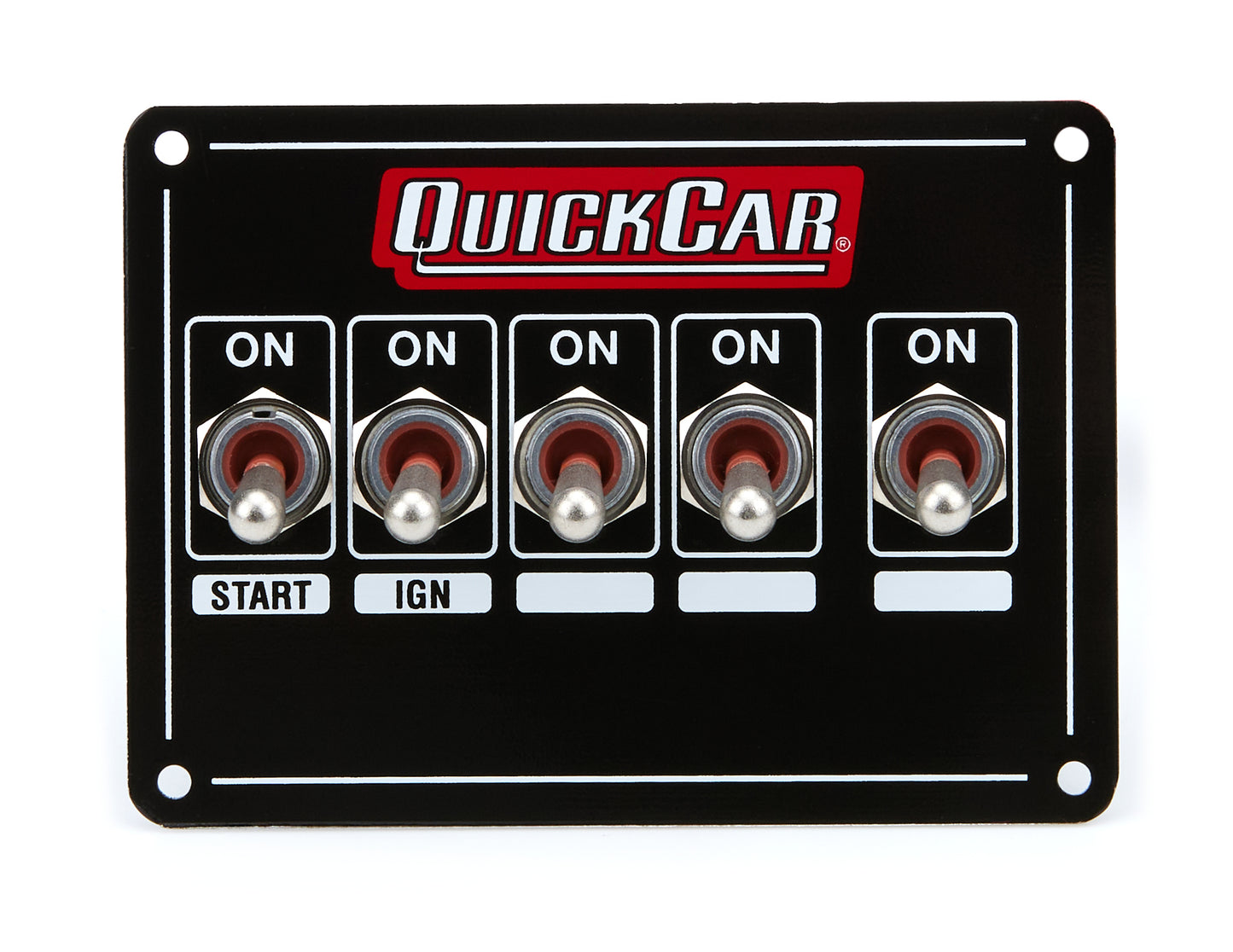 QUICKCAR RACING PRODUCTS Ignition Panel - Dual Ing. w/X-Over & Acc. QRP50-7711