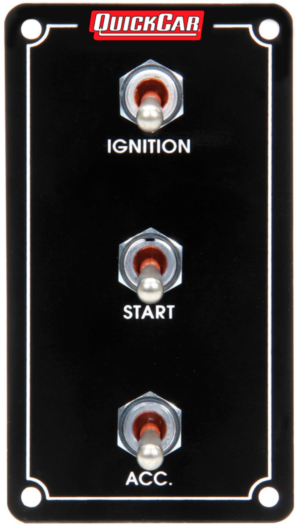 Quickcar Racing Products Ign. Panel Extreme Vert. 3 Switch Dual Ignition QRP50-7911