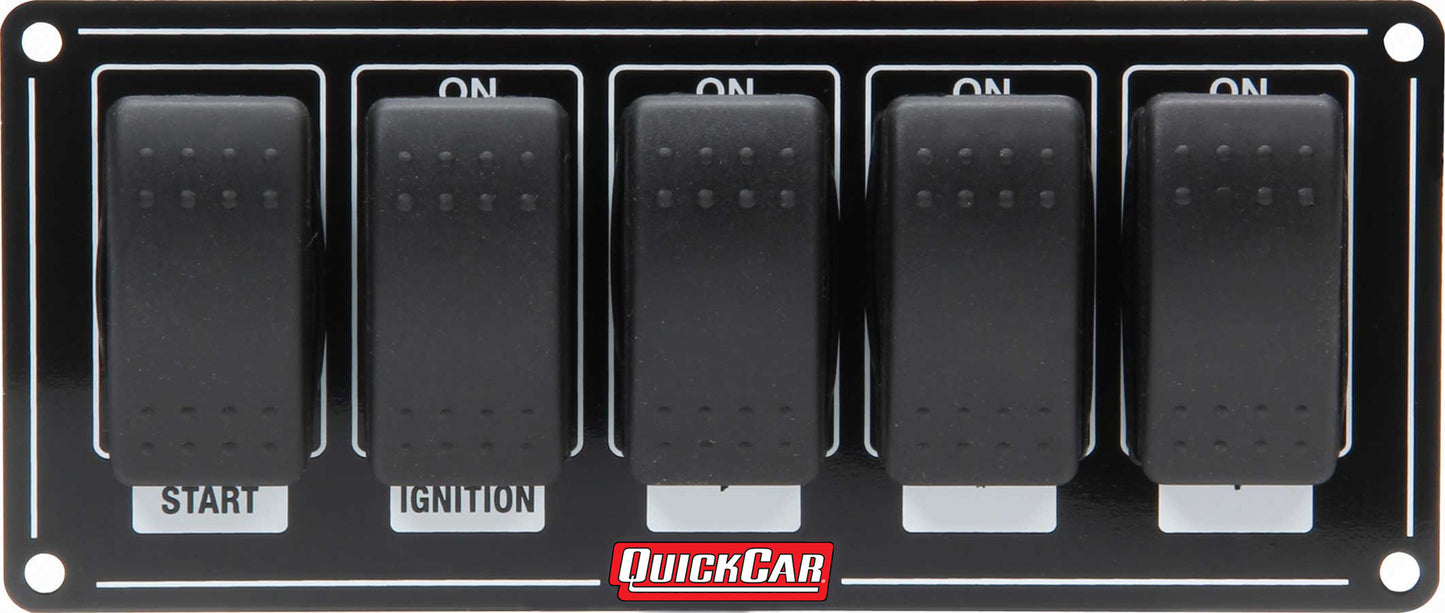 Quickcar Racing Products Ignition Panel w/ Rocker Switches QRP52-865