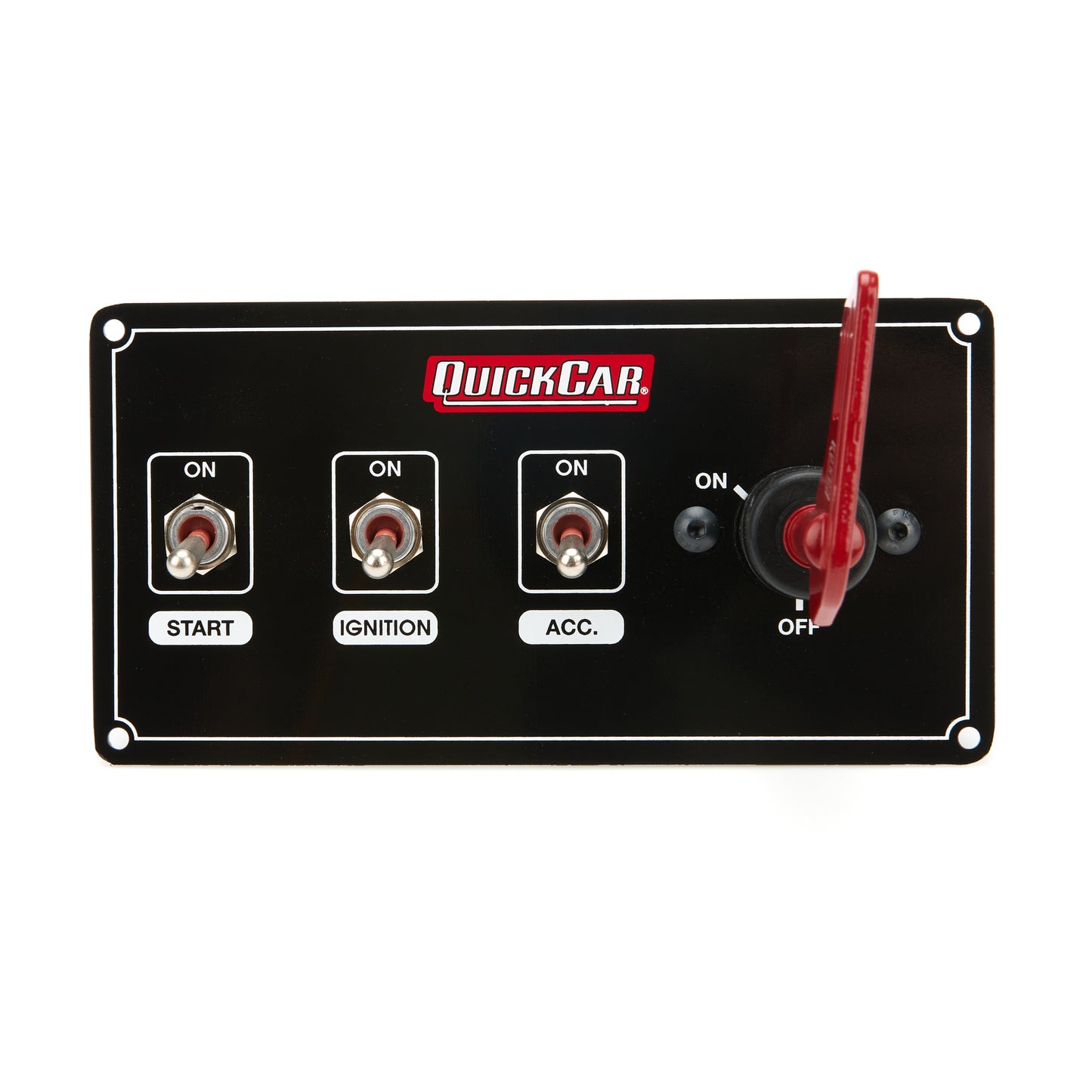 Quickcar Racing Products Ignition Panel Weather Proof w/ MSD 1 Acc. QRP55-7330