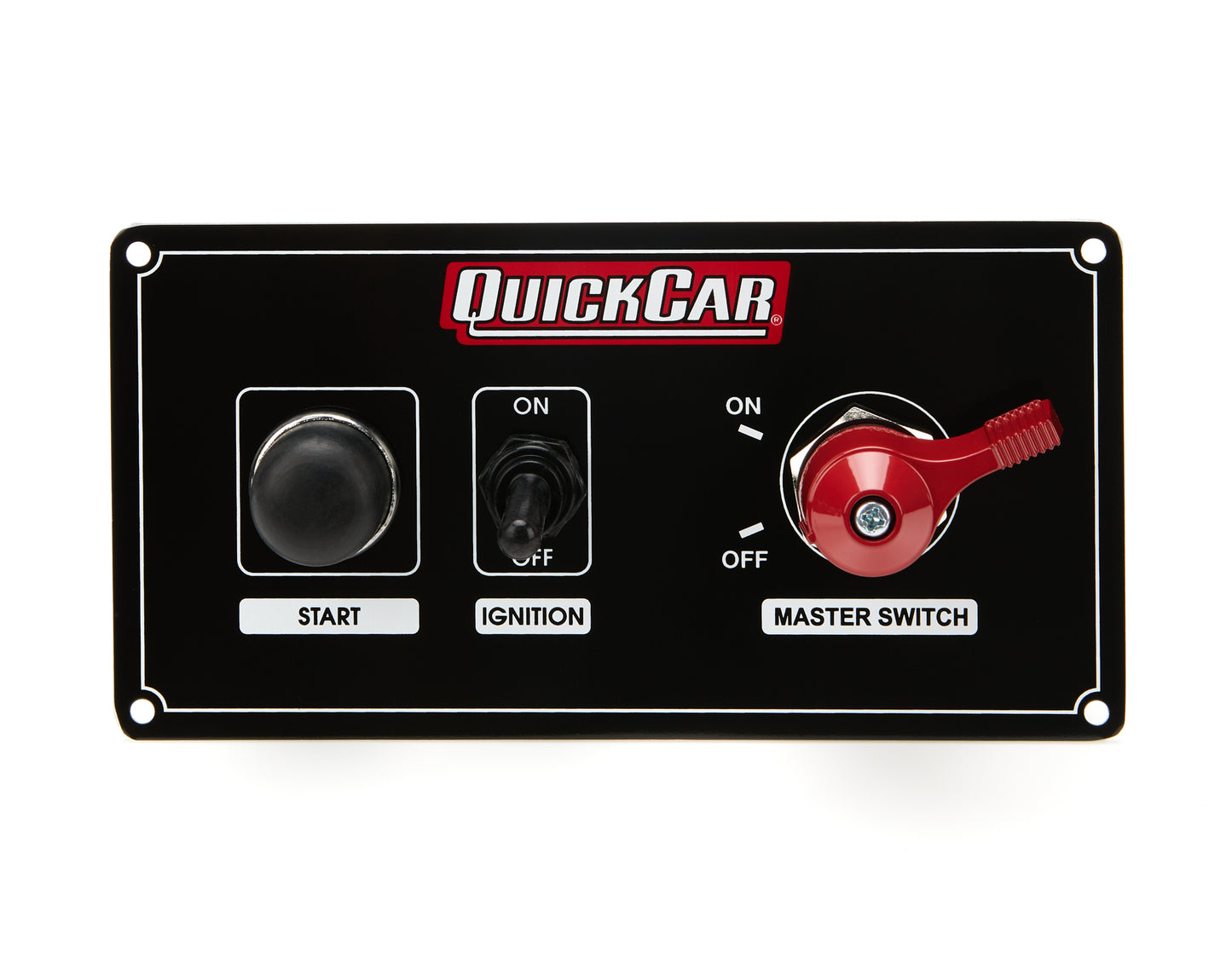 Quickcar Racing Products Ignition Panel w/ MSD & 1 Acc. Switch QRP55-8022