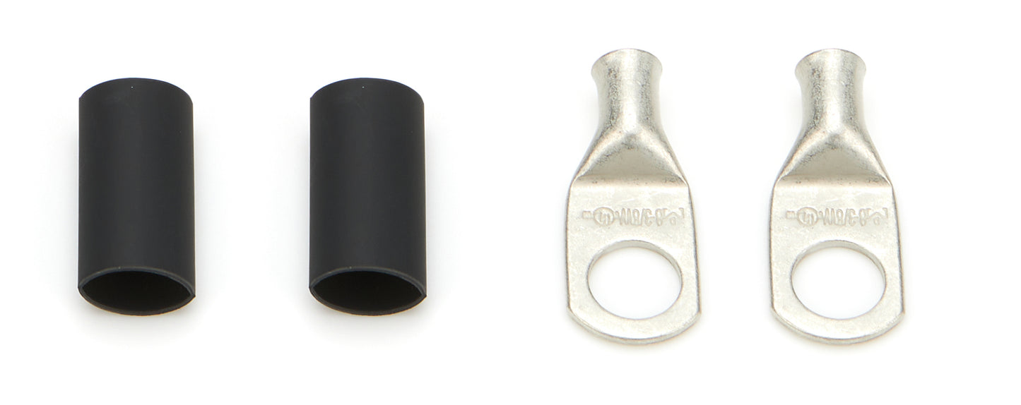 Quickcar Racing Products Ring Terminals 5/16in 6 Ga w/Heat Shrink QRP57-581