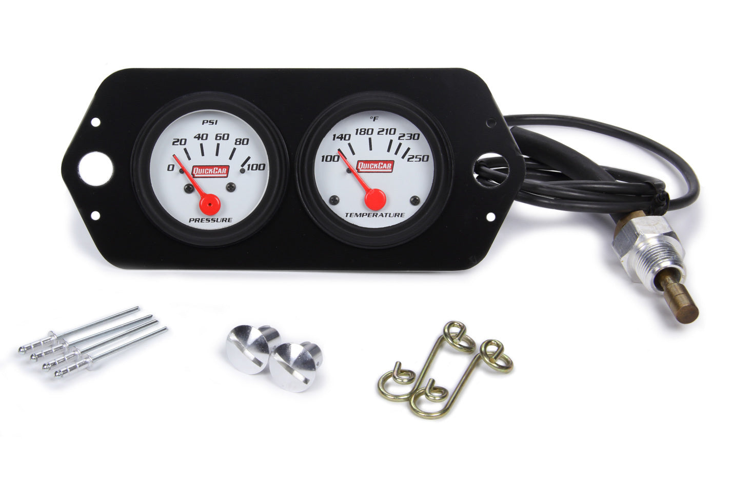 Quickcar Racing Products Gauge Panel 2in Open Wheel MPN QRP61-2204