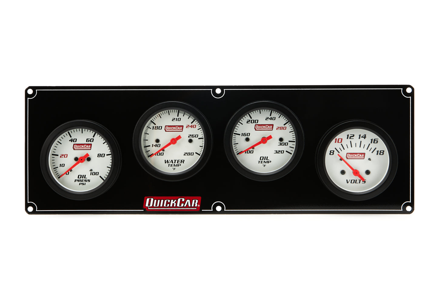 Quickcar Racing Products 4 Gauge Extreme Panel OP/WT/OT/Volt MPN QRP61-7027