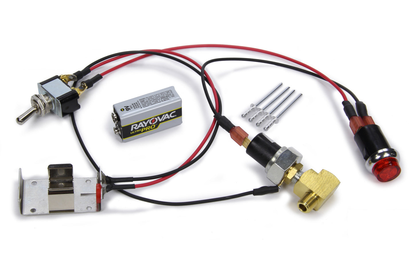 Quickcar Racing Products Oil Pressure Warning Kit MPN QRP61-717 Sprint Car