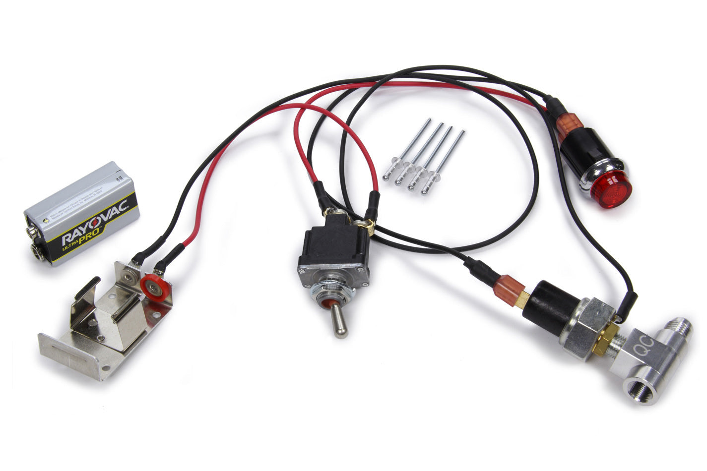 Quickcar Racing Products Oil Pressure Warning Kit Deluxe MPN QRP61-718 Sprint Car