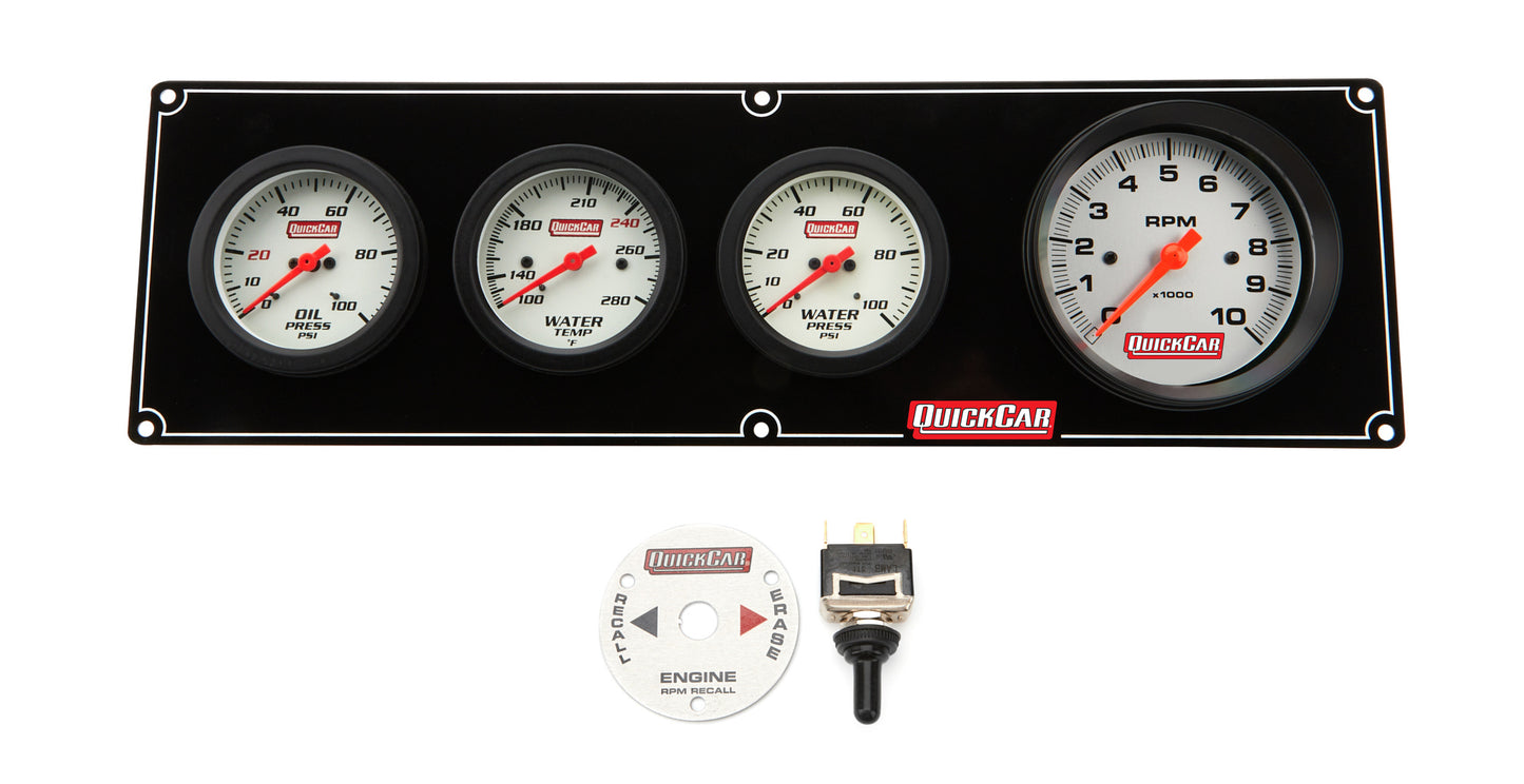Quickcar Racing Products Extreme 3-1 OP/WT/WP w/ 3-3/8in Tach MPN QRP61-77463