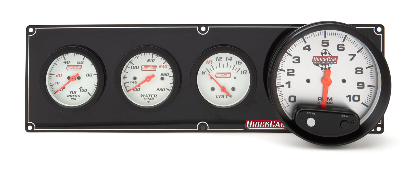 Quickcar Racing Products Extreme 3-1 OP/WT/Volt w/ 5in Tach MPN QRP61-7747