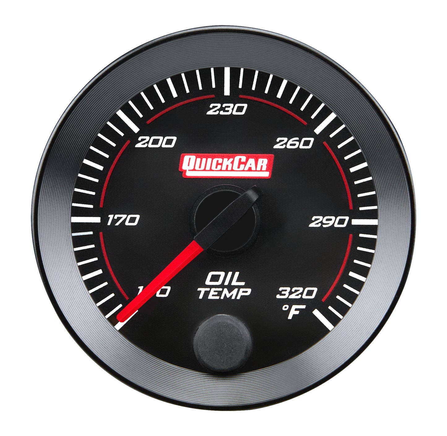 Quickcar Racing Products RedLine Gauge 2-1/16in Oil Temperature 140-320F QRP65-009