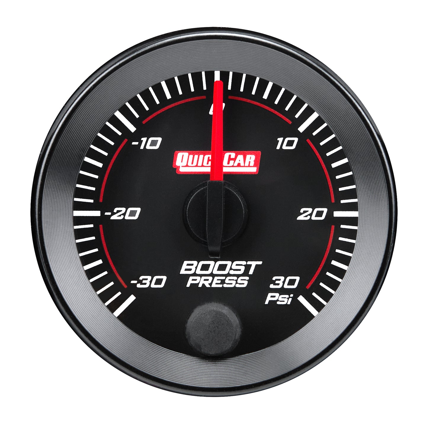 Quickcar Racing Products RedLine Gauge 2-1/16in Boost -30/30psi QRP65-012