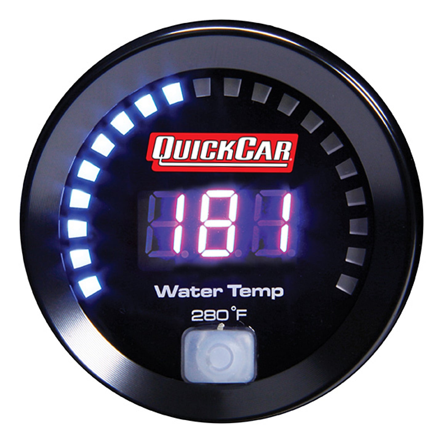Quickcar Racing Products Digital Water Temp Gauge 100-280 QRP67-006