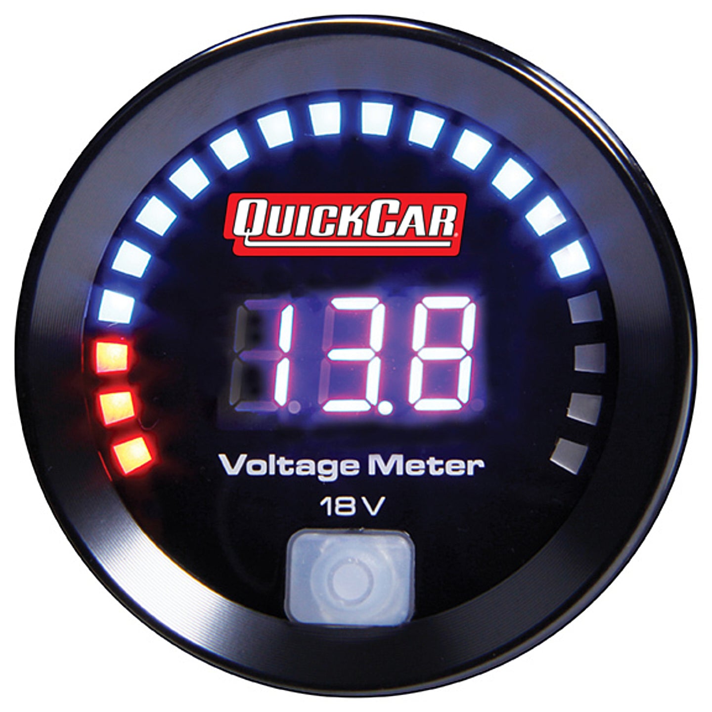 Quickcar Racing Products Digital Volt Gauge 8-18 MPN QRP67-007