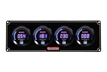 Quickcar Racing Products Digital 4-Gauge Panel OP/WT/OT/FP MPN QRP67-4021