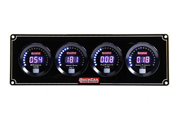 Quickcar Racing Products Digital 4-Gauge Panel OP/WT/FP/WP MPN QRP67-4026