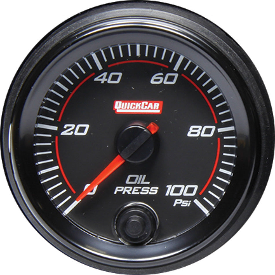 Quickcar Racing Products Redline Gauge Oil Pressure MPN QRP69-003