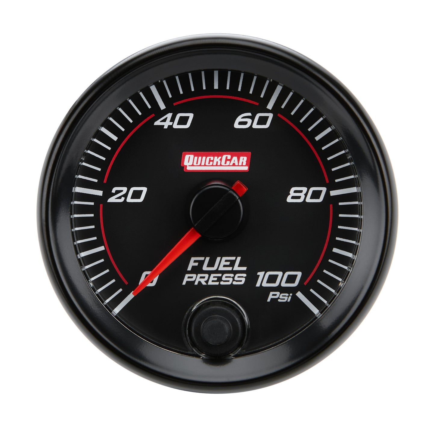 Quickcar Racing Products RedLine Gauge 2-5/8in Fuel Pressure 0-100psi QRP69-005