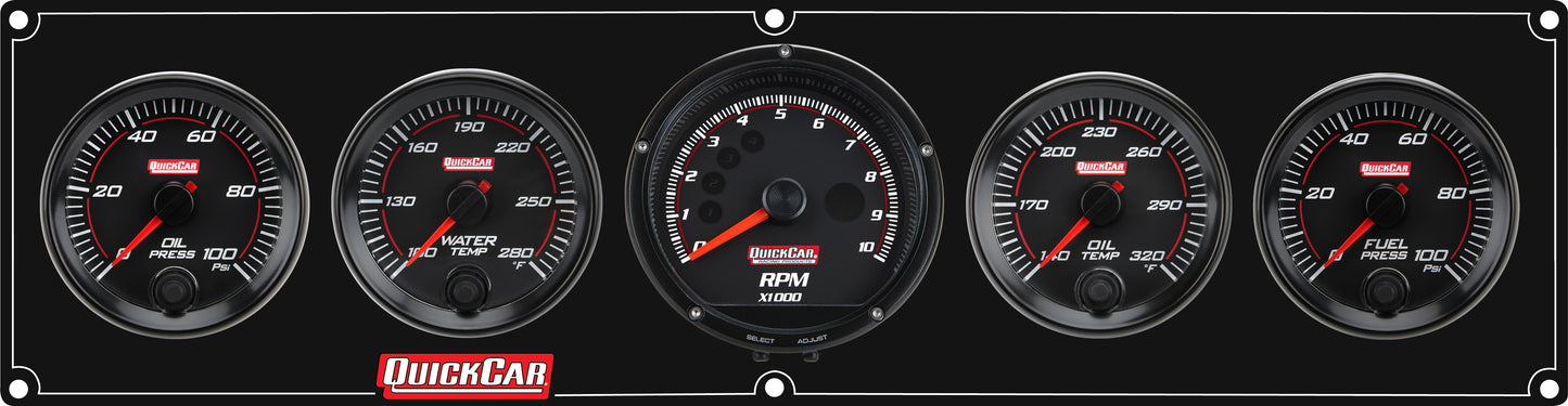 Quickcar Racing Products RedLine Panel 2-5/8in 4-1 OP/WT/OT/FP100 QRP69-4052
