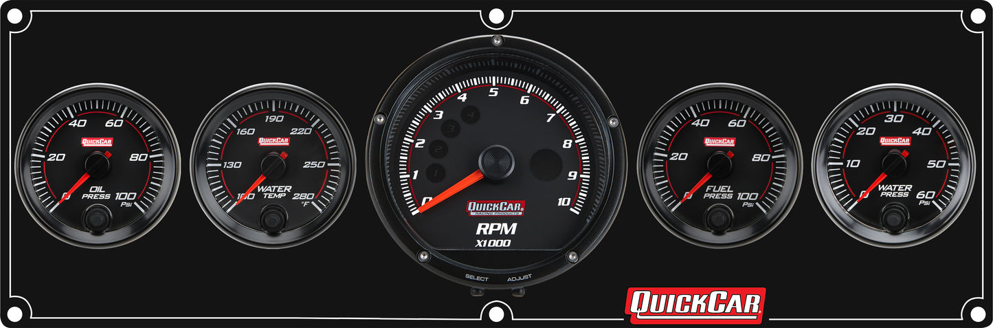 Quickcar Racing Products RedLine Panel 2-5/8in 4-1 OP/WT/FP100/WP QRP69-4058