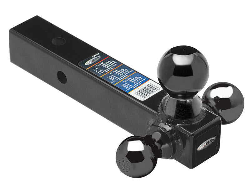 Reese Tri-Ball Ball Mount 2in Sq. Solid Shank w/Black MPN REE80791 2000