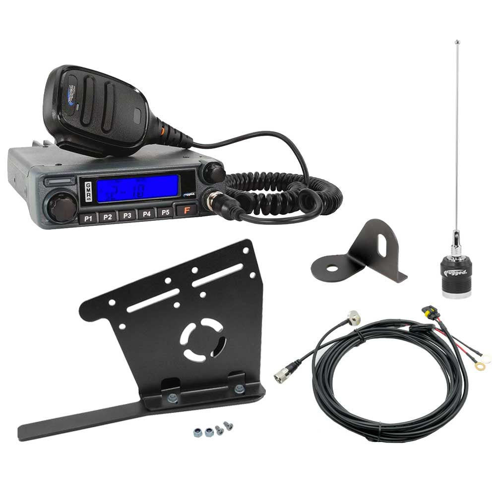 Rugged Radios Radio Kit Jeep w/ GMR45 Waterproof Mobile MPN RGRJP1-GMR45 For Jeep, GM Gladiator 2020-22
