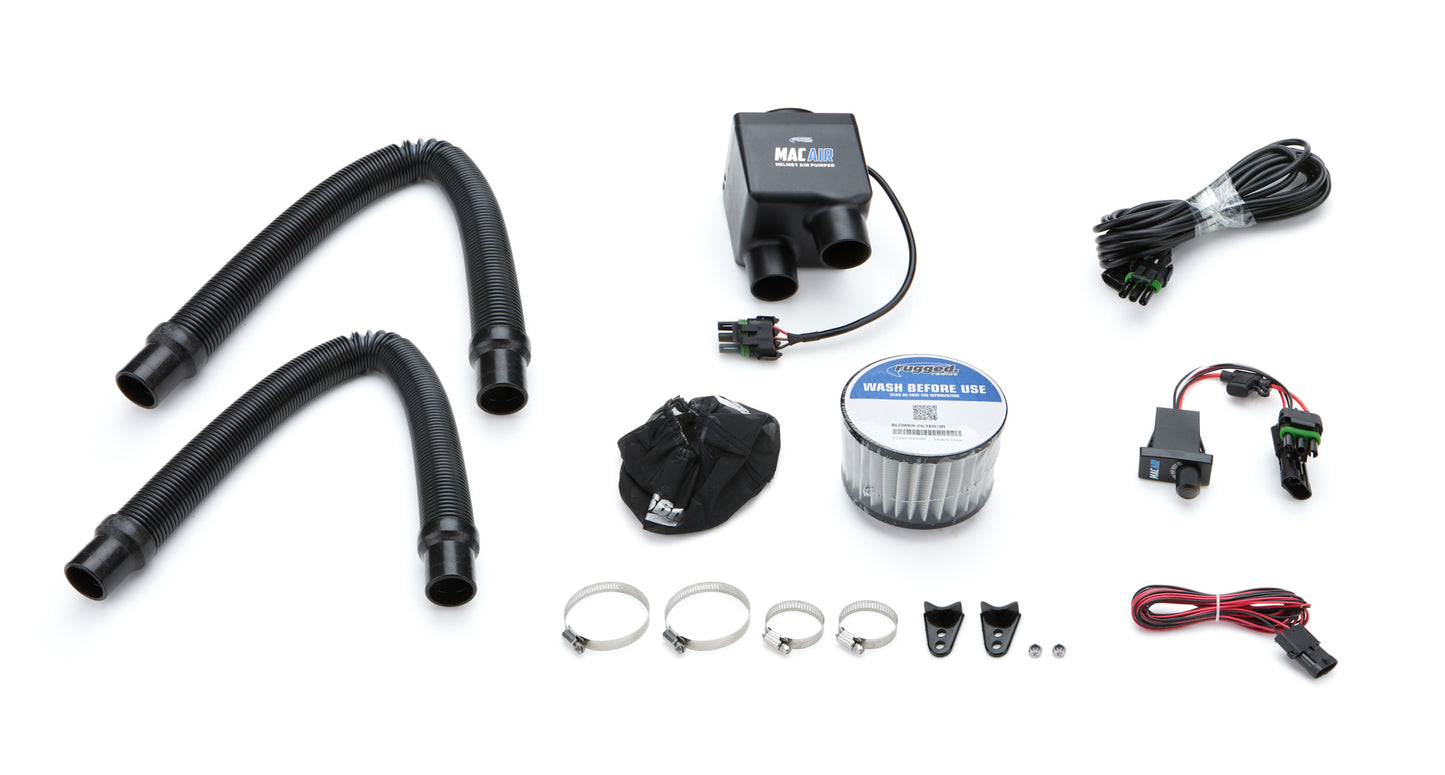 Rugged Radios Mac Air System 2 Person Helmet Pumper System MPN RGRMAC-2P-KIT