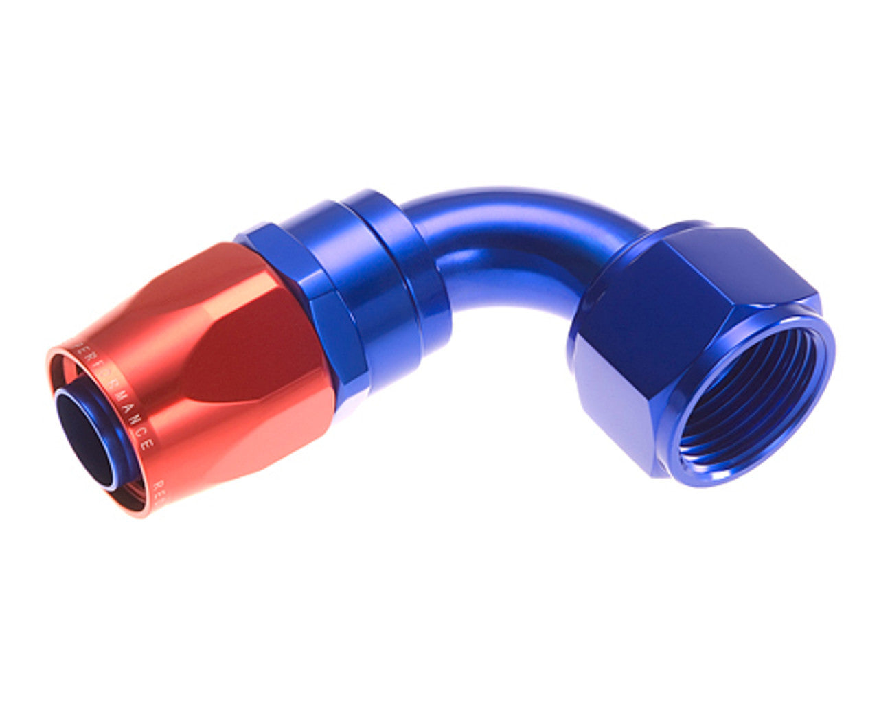 Redhorse Performance 4AN Swivel Hose Ends Blue 90 RHP1090-04-1